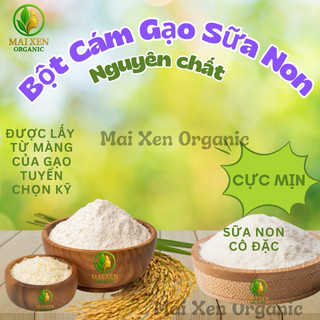 [quà thìa + dâu sữa] 100gr Bột Cám Gạo Sữa Non Nguyên Chất - Mặt Nạ Đắp Mặt & Body Giúp Dưỡng Trắng,Dưỡng Ẩm