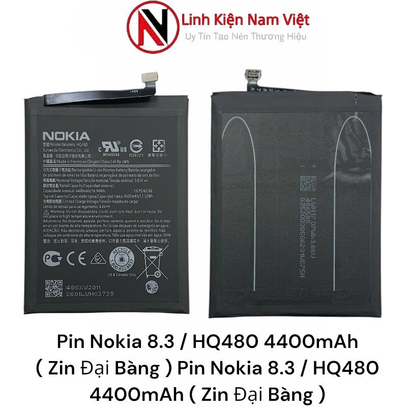 Pin Nokia 8.3 / HQ480 4400mAh ( Zin Đại Bàng )