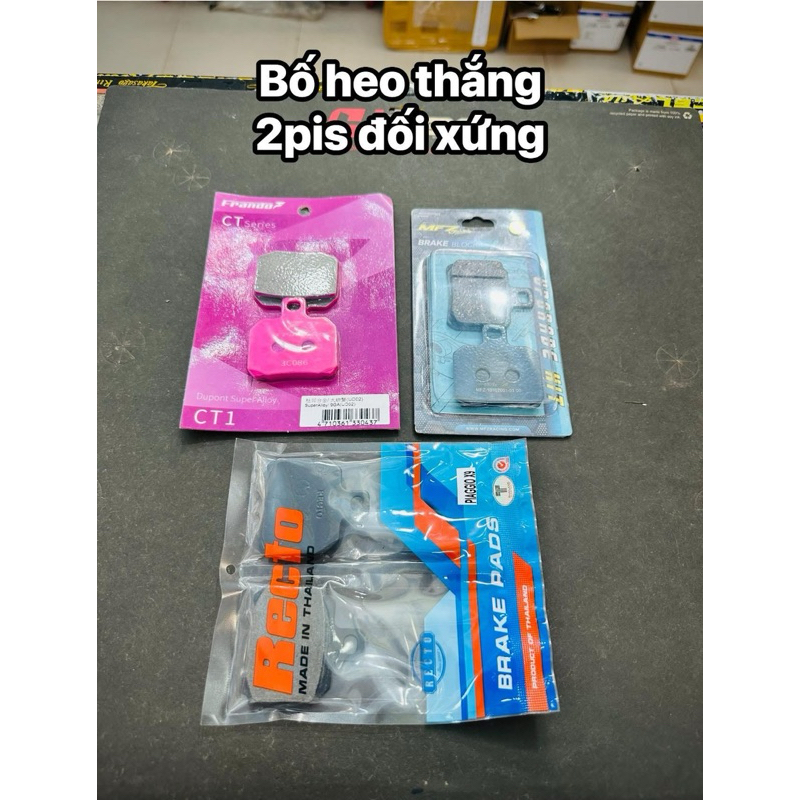Bố heo thắng 2pis đối xứng Recto - MFZ - Frando GHracing cho heo thắng Brembo và nhiều dòng heo khác