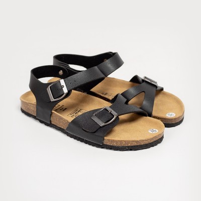 Sandal Birken Đế Trấu BIOLINE Official Thiết Kế Unisex Quai Cách Điệu Có Khóa - PU23