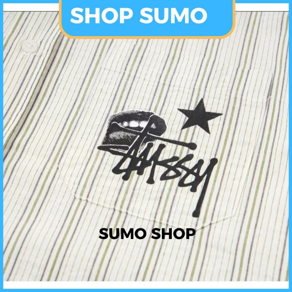 Áo Sơ Mi Nam Nữ In Hình Ngôi Sao Stussy From Rộng Thoáng Mát Dành Cho Các Cặp Đôi_Hàng Hottrend 2025 | BigBuy360 - bigbuy360.vn