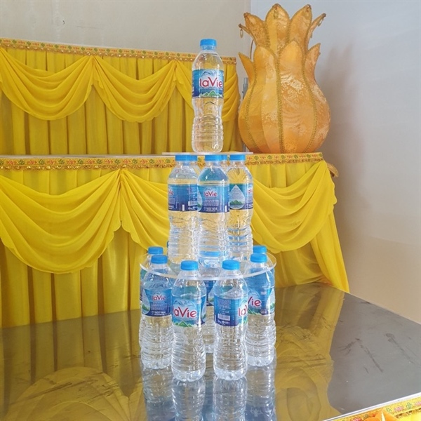 [FREESHIP] THÁP NƯỚC MICA - KHAY MICA XẾP THÁP NƯỚC - ĐẾ MICA THÁP NƯỚC 3 TẦNG VÀ 5 TẦNG