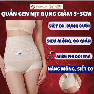 Quần gen bụng nữ tàng hình Callalady quần nịt bụng dưới nâng mông chất liệu su đúc không đường may có 4X chống cuộn 18