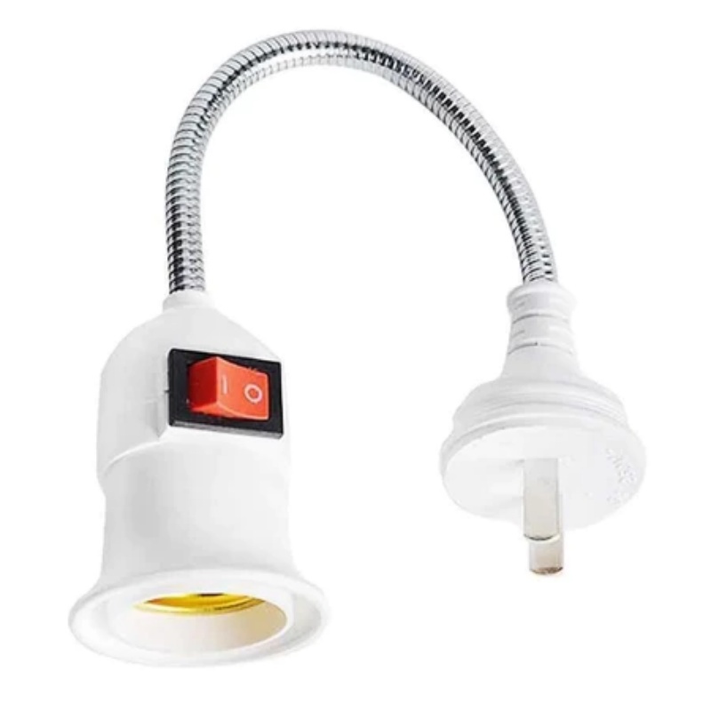Chuôi Đèn Đui Đèn E27 Thân Uốn Dẻo Lò Xo Có Công Tắc Điều Chỉnh 360 20cm 25cm MOGEE | BigBuy360 - bigbuy360.vn