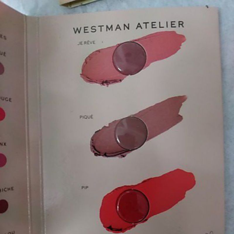 vỉ son môi 3 màu westman atelier matter lipstick