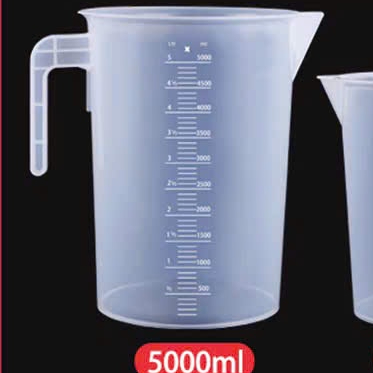 Ca Đong Nhựa Kèm Vạch Chia Có Nắp Dung 5000ml