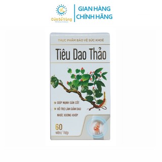  Tiêu Dao Thảo - Hỗ Trợ Làm Giảm Đau Nhức Xương Khớp Giúp Mạnh Gân Cốt  60 viên hộp  