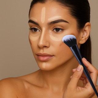 Cọ Tạo Khối Makeup – Đầu Cọ Vát Dễ Tán, Lên Khối Sắc Nét Tự Nhiên