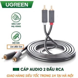 Cáp av hoa sen 2 đầu rca dài 3m ugreen 10519 - hàng chính hãng