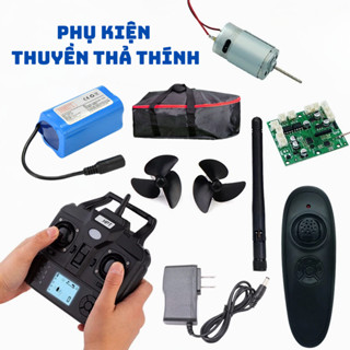 Phụ Kiện Thuyền Thả Mồi , Mô tơ, ăng ten, Bo mạch, fin,Túi đựng thuyền 1 ben và 2 ben