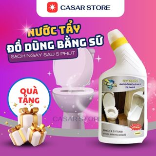  Nước Tẩy Rửa Làm Trắng Đồ Dùng Bằng Sứ SMART Ts - Vệ Sinh Bồn Cầu Bồn Tắm Lavabo - Sạch Ngay Sau 5 Phút 