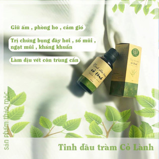 Tinh Dầu Tràm Cỏ Lành 50ML Dùng Massage, Pha Nước Tắm, Dịu Vết Côn Trùng Đốt