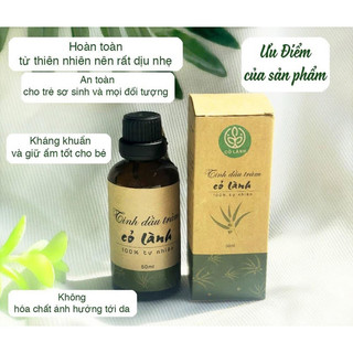 Tinh Dầu Tràm Cỏ Lành 50ML Dùng Massage, Pha Nước Tắm, Dịu Vết Côn Trùng Đốt
