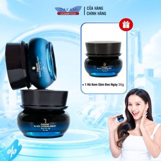 [COMBO CHUYÊN SÂU] Combo Ngày Đêm Kem sâm đen Dakami Black Ginseng - Làm mờ nếp nhăn, ngăn ngừa lão hóa, dưỡng sáng da