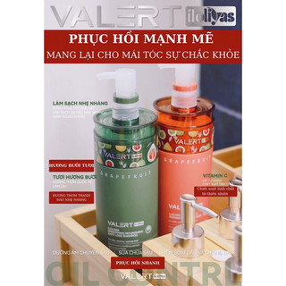 Dầu gội xả bưởi VALERT GRAPEFRUIT chống rụng tóc 850mlx2