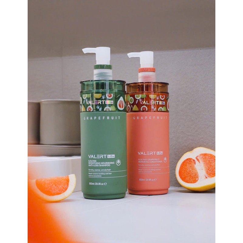 Dầu gội xả bưởi VALERT GRAPEFRUIT chống rụng tóc 850mlx2