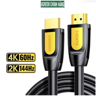 Dây hdmi dài 2m ugreen 10129 hỗ trợ hd, 2k, 4k - hàng chính hãng
