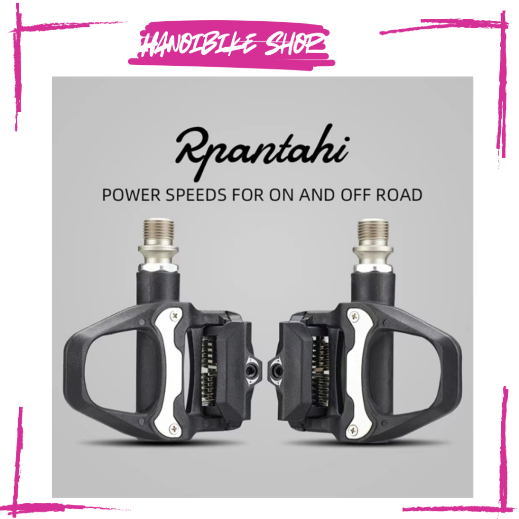 Pedal cá RPANTAHI trong hộp đen mã RS200 - Đen bạc (Đôi)
