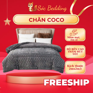  CHĂN LÔNG THỎ COCO CHÍNH HÃNG - NHẬP KHẨU HÀNG CAO CẤP mẫu mới 2023 nặng 4kg 