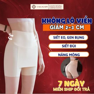 Quần bảo hộ nữ Callalady cạp cao gen bụng siết eo chất đúc su không đường may không lộ mặc trong váy an toàn