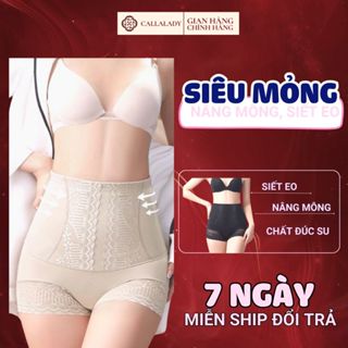 Quần gen bụng nữ Callalady chất liệu thông thoáng phối ren tinh tế thon gọn bụng dưới định hình sau sinh cao cấp 03