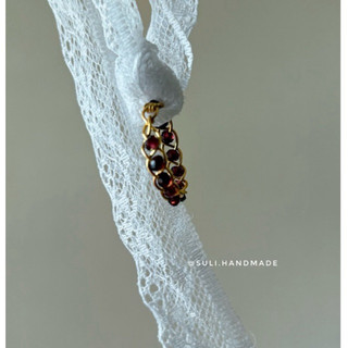 Nhẫn handmade tết hạt pha lê 2mm[ Suli'shandmade ]