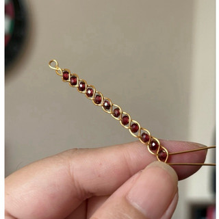 Nhẫn handmade tết hạt pha lê 2mm[ Suli'shandmade ]