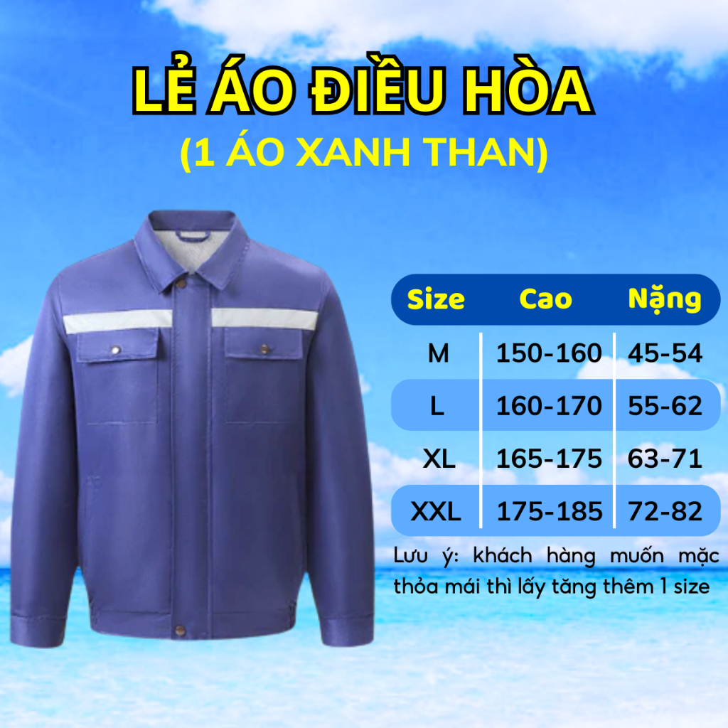 Áo điều hòa Nhật Bản lẻ áo, lẻ pin quạt, áo quạt điều hòa lẻ bộ pin quạt AKITA, JAPAN - bảo hành 12T