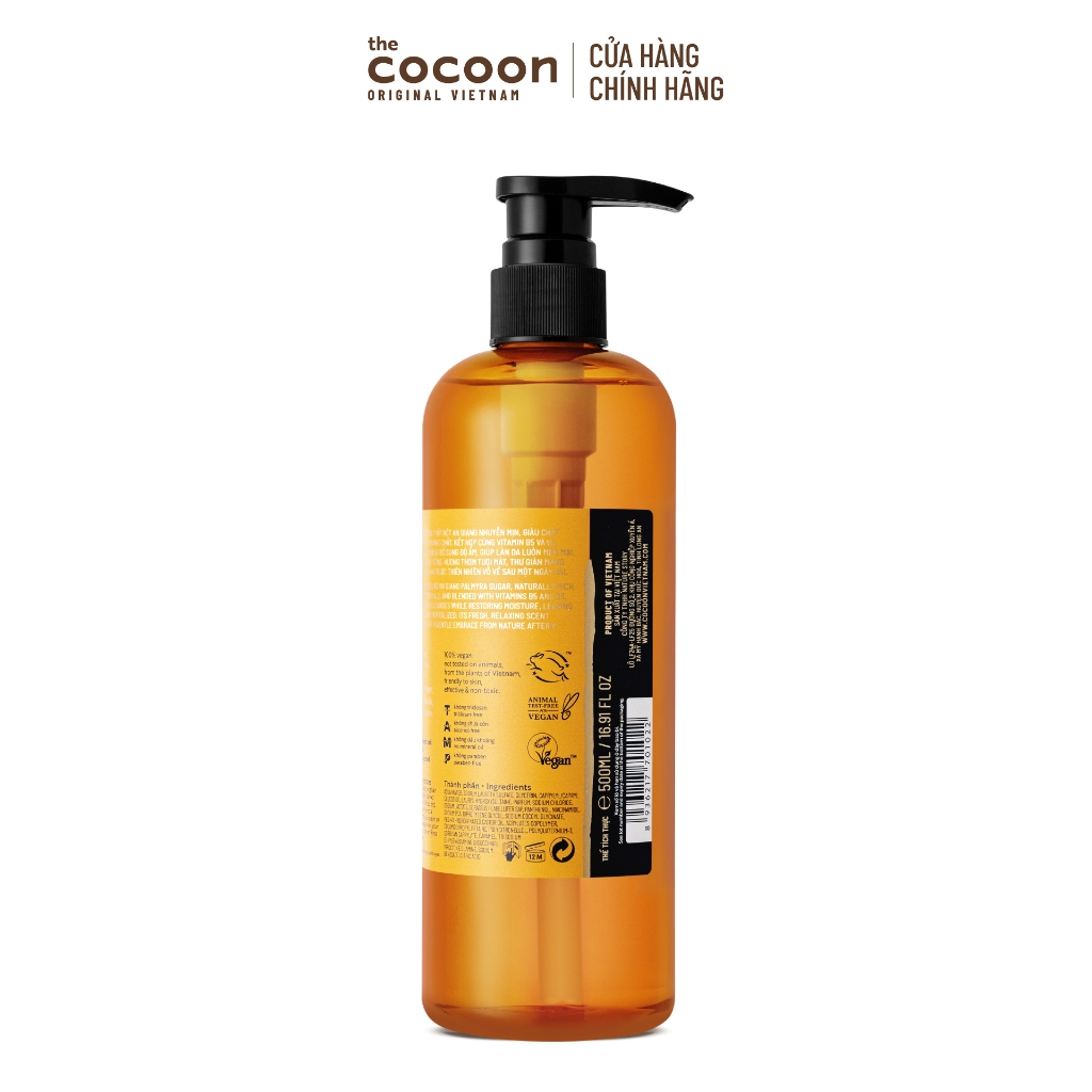 Gel tắm đường thốt nốt An Giang Cocoon 500ml | BigBuy360 - bigbuy360.vn
