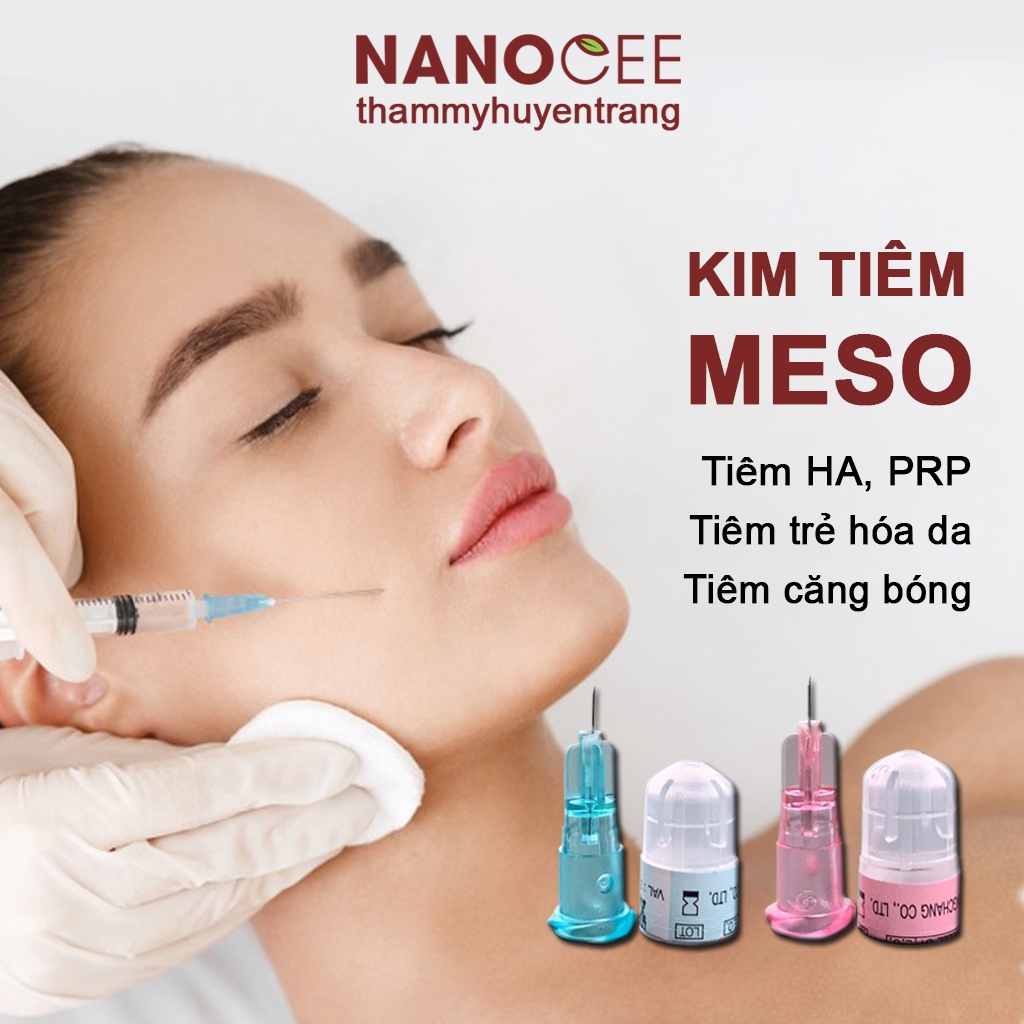 Đầu Kim Tiêm Meso 34G Cao Cấp Hàn Quốc - Đầu Kim Meso Disposable Căng Bóng