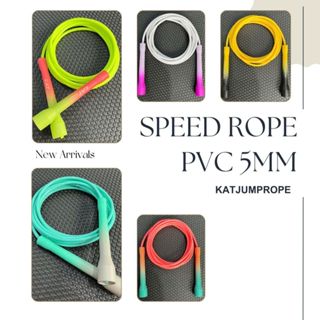 Dây nhảy tốc độ pvc 5mm, lõi nylon / KAT Speed rope [SP03]