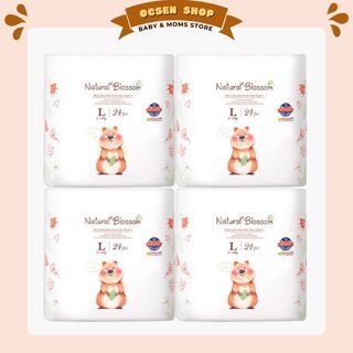   CH-tem phụ  Bỉm tã dán quần Natural Blossom nội địa Hàn cao cấp dành cho bé da nhạy cảm NB30 S30 M26 L24 