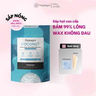 Sáp wax lông nóng NOWAX hương Vani Coconut, dạng hạt, siêu bám lông, không nhựa thông, waxing Bikini, Nách và Râu