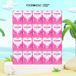 Foodaholic - COMBO 20 Mặt Nạ Foodaholic Glutathione Dưỡng Trắng, Đều Màu Da Glutathione Ample Mask 23mlx20