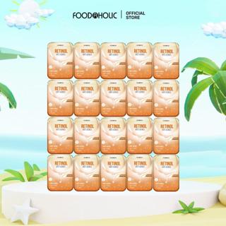 Foodaholic - COMBO 20 Mặt Nạ Retinol Hỗ Trợ Giảm Mụn Cho Da Foodaholic 23mlx20