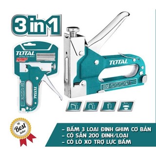 Kềm bấm ghim đa năng 3in1 có kèm đinh TOTAL THT31143