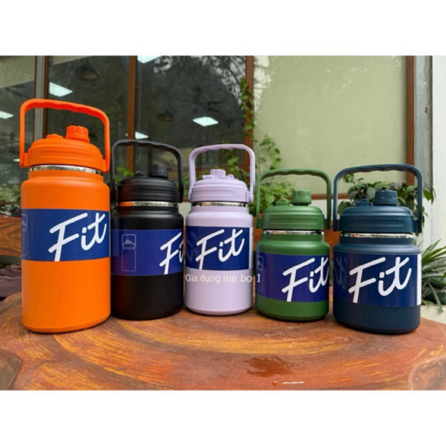 Bình Giữ Nhiệt Dung tích Lớn FIT 2500ml/2000ml/1500ml - giữ nhiệt 15-24h tặng kèm cọ ống hút,cọ bình