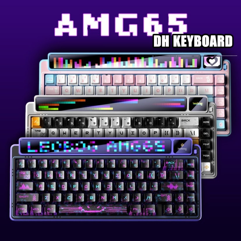 ( NEW- Sẵn Hàng)  Leobog AMG65 |Bàn phím cơ  - màn LED LCD cực đẹp | BigBuy360 - bigbuy360.vn