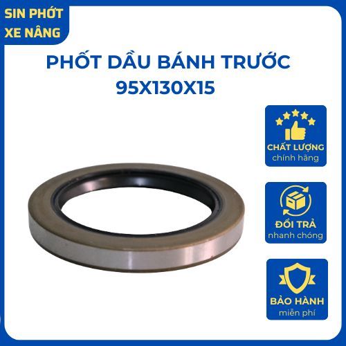 Phốt dầu bánh trước 95x130x15 MS317 dùng cho xe TCM FD35-50T8/T9,FD50-100Z7|Sin Phớt Xe Nâng