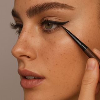 Cọ Kẻ Mắt Liner – Cọ Eyeliner Đầu Nhỏ, Dễ Vẽ Nét Thanh và Sắc