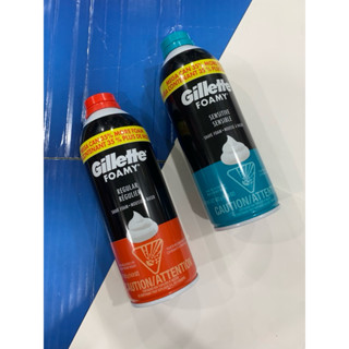 Bọt cạo râu Gillette Foamy Sensitive Skin Peau Sensible 311g - Mỹ