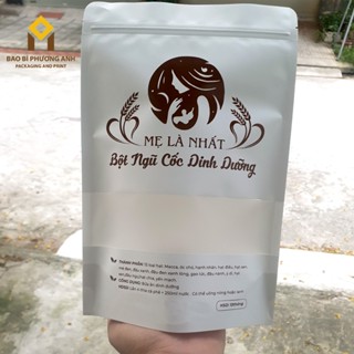   SIÊU RẺ  Combo 10 Chiếc Túi Zip Giấy Kraft Trắng 20x30_Bao Bì Phương Anh 