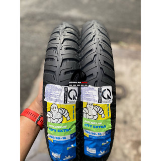 (City Extra cho PG1 - Quantum) Cặp vỏ lốp xe Michelin City Extra (Serbia) size trước & sau 100/80-16
