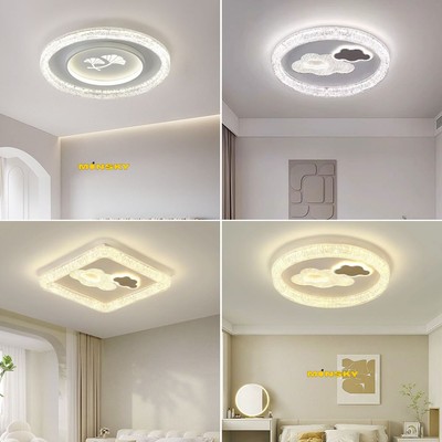 Đèn ốp trần MONSKY LETTA 50cm cao cấp trang trí nội thất sang trọng, hiện đại 3 màu ánh sáng
