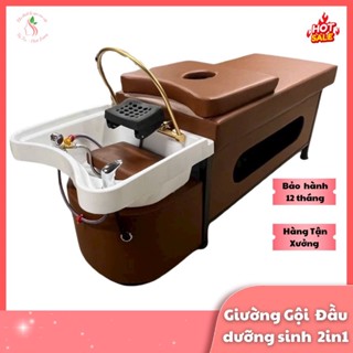 Giường gội đầu chân sắt ,giường spa , giường massage,Giường gội dưỡng sinh, bồn tai thỏ, nệm êm ái, có làm theo yêu cầu