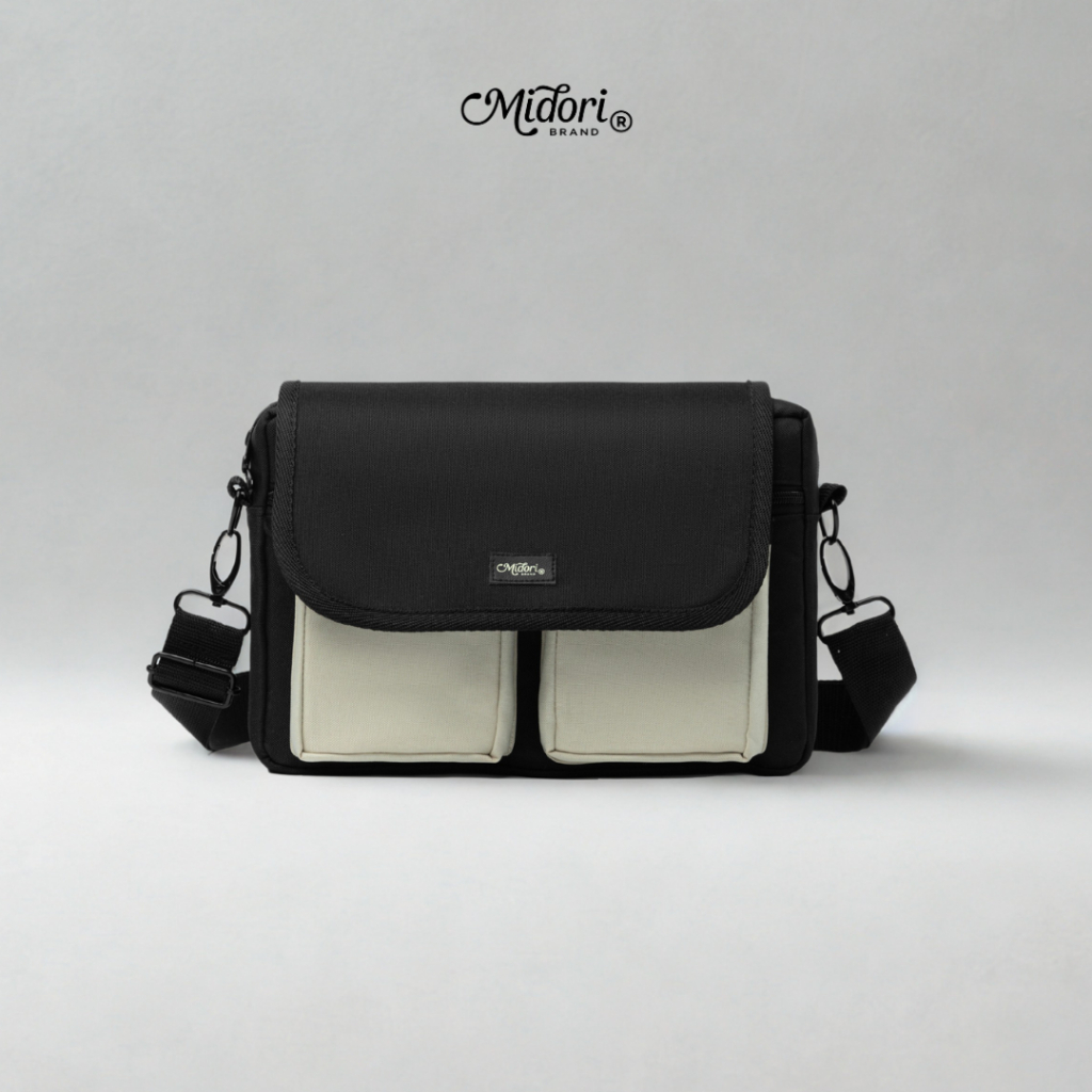 Túi Vải đeo chéo BRANDON Canvas Thời Trang Cao Cấp Nam Nữ Đựng Ipad ĐI Học Đi Làm | M Studio