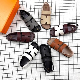 Dép Sandal Chữ H Nữ Da Sần Quai Dính Tiện Lợi Dễ Phối Đồ- H823