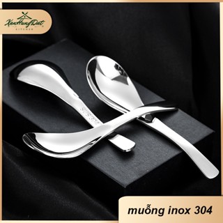 Thìa muỗng súp inox 304 cao cấp sang trọng THÌA Cong 3 Size Cao Cấp Inox Không ăn mòn CJ-012 / 011