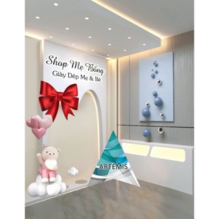 Phông nền Livestream - Chụp ảnh Artemis.Decor - Tạo chiều sâu in 3D/5D(Có in theo kích thước yc)