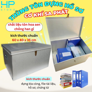   🚀Hoả tốc 1h🚀  Thùng tôn đựng hồ sơ thùng đựng tài liệu bìa cong file càng cua  kích thước đa dạng  